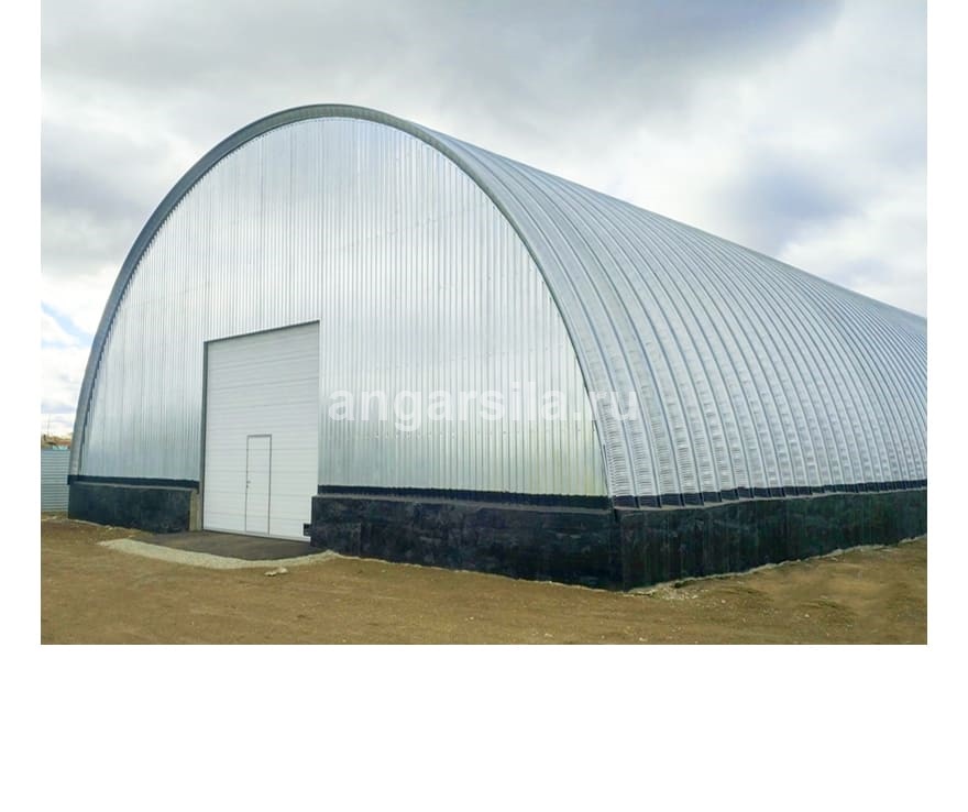 бескаркасный ангар